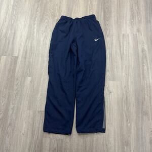 Nike Dry-Fit Warmup Training Pants Men's Medium Blue Woven Gym 897038-060